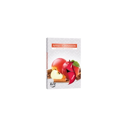 Svíčka čajová 6ks Apple Cinnamon Svíčka čajová 6ks Apple Cinnamon - Drogerie Osvěžovače a svíčky Svíčky vonné, čajové